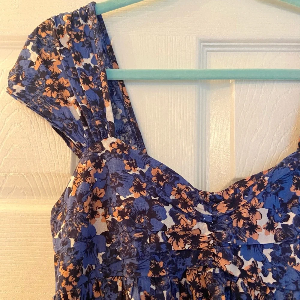 Free People Pattern Play Floral Mini Dress